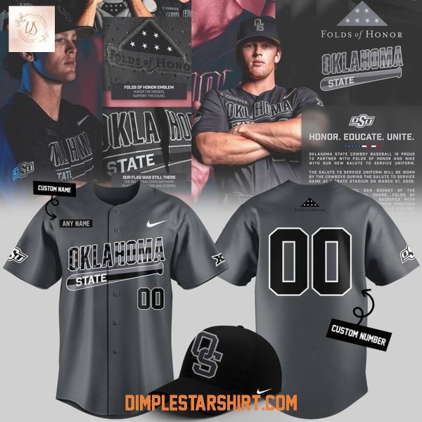 Oklahoma State Cowboys Salute To Service 2026 Jersey