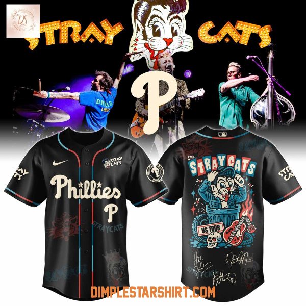 Philadelphia Phillies x Stray Cats US Tour 2026 Jersey