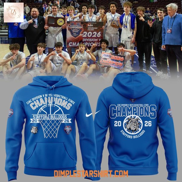 Stafford Bulldogs CIAC Division Champions Hoodie T Shirt