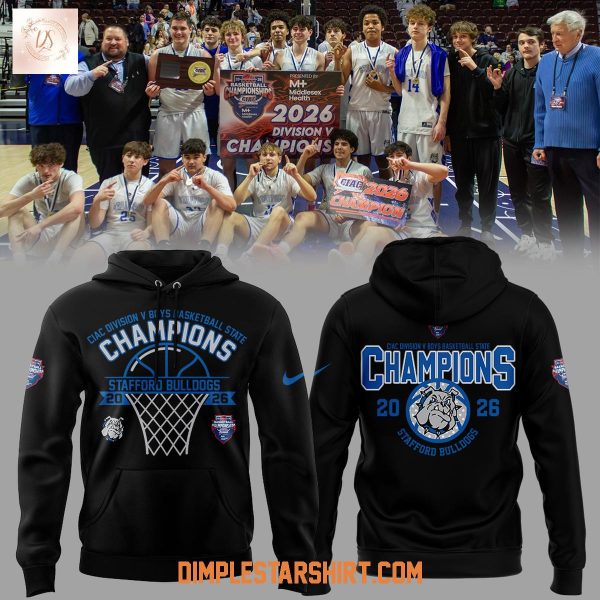 Stafford Bulldogs CIAC Division Champions Hoodie T Shirt