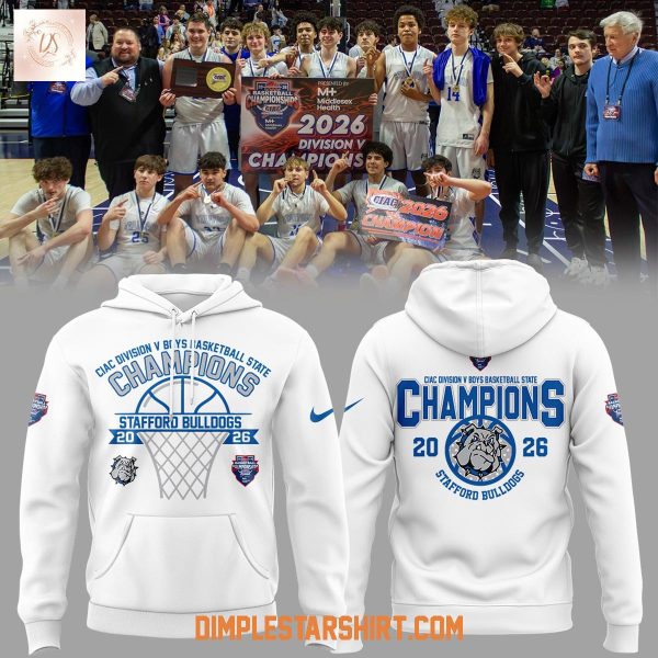 Stafford Bulldogs CIAC Division Champions Hoodie T Shirt
