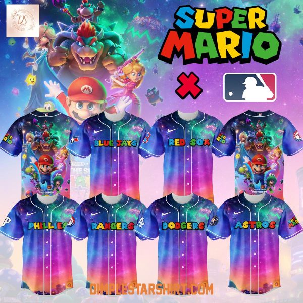 Super Mario Galaxy Movie x All Team MLB Jersey