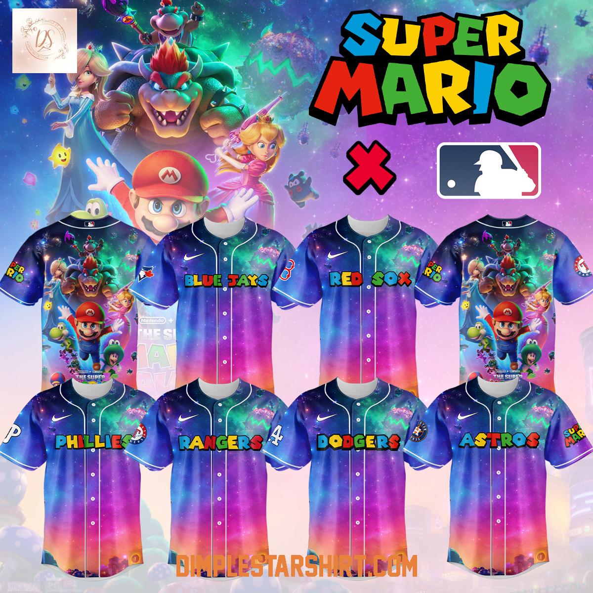 Super Mario Galaxy Movie x All Team MLB Jersey Super Mario Galaxy Movie x All Team MLB Jersey