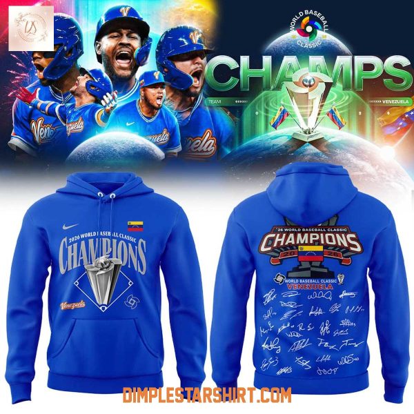 Team Venezuela World Baseball Classic Champions 2026 Hoodie T-Shirt
