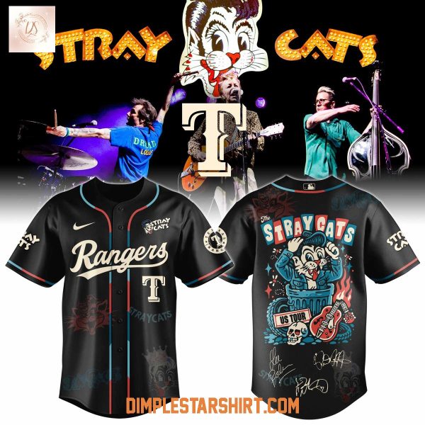 Texas Rangers x Stray Cats US Tour 2026 Jersey