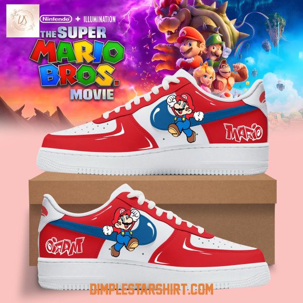The Super Mario Bros Movie 2026 Air Force 1 Shoes
