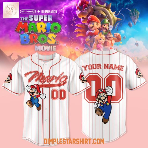 The Super Mario Bros Movie 2026 Baseball Jersey