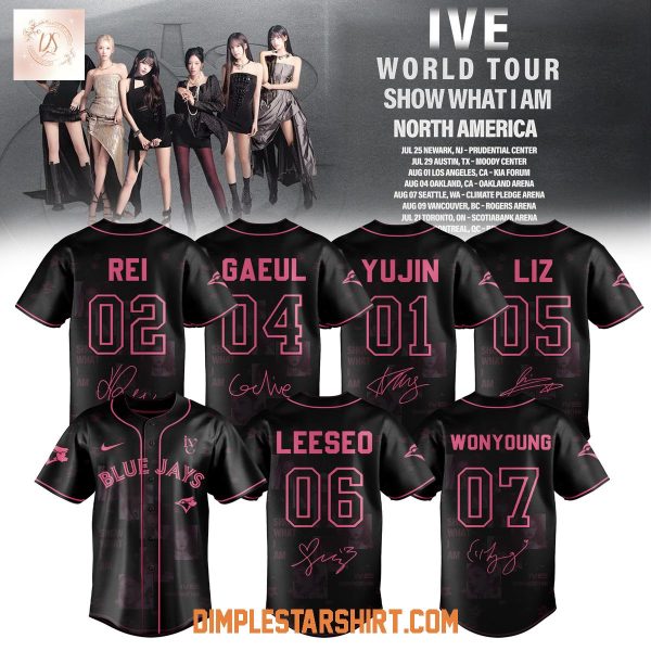 Toronto Blue Jays x IVE World Tour Show What I Am Tour 2026 Jersey