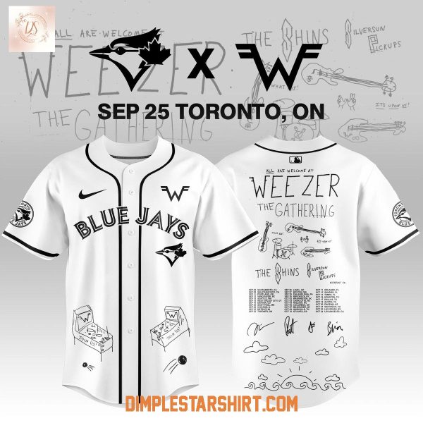Toronto Blue Jays x Weezer The Gathering Tour 2026 Jersey