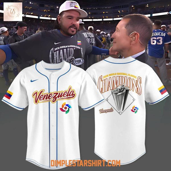 Venezuela World Baseball Classic Champions 2026 Jersey