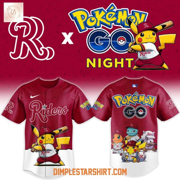 Frisco RoughRiders Pokemon Go Night 30th Anniversary Jersey