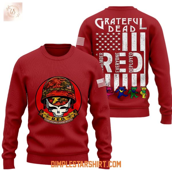 Grateful Dead Red Friday Hoodie T Shirt