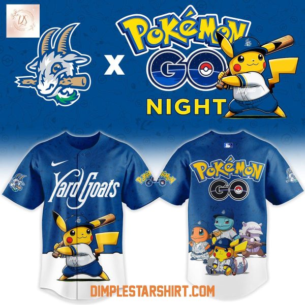 Hartford Yard Goats Pokemon Go Night 30th Anniversary Jersey