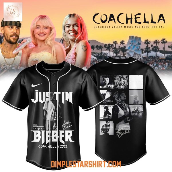 Justin Bieber Coachella Festival 2026 Jersey