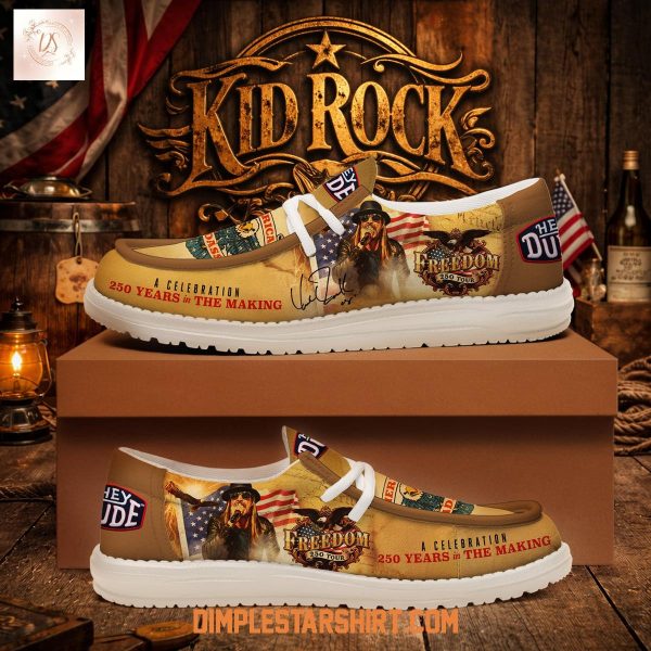 Kid Rock USA Freedom 250 Tour Hey Dude Shoes