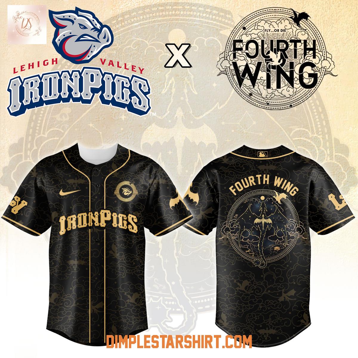 Lehigh Valley IronPigs x Fourth Wing Night Jersey Lehigh Valley IronPigs x Fourth Wing Night Jersey