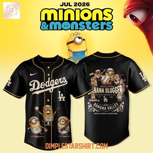 Los Angeles Dodgers Minions & Monsters 2026 Vintage 1920s Jersey