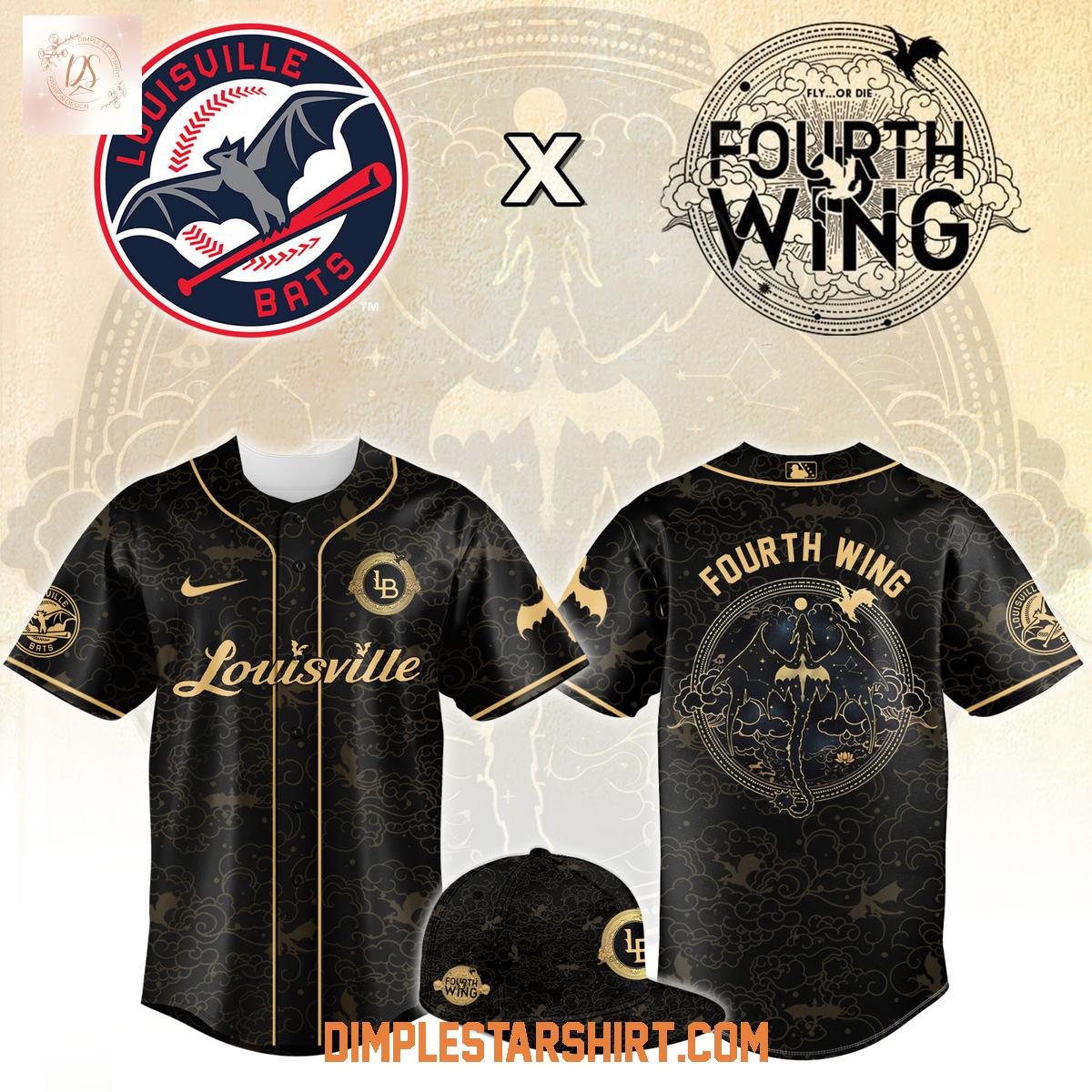 Louisville Bats x Fourth Wing Night Jersey Louisville Bats x Fourth Wing Night Jersey