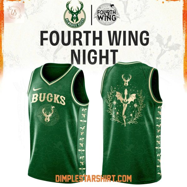 Milwaukee Bucks Fourth Wing Night Basketball Jersey