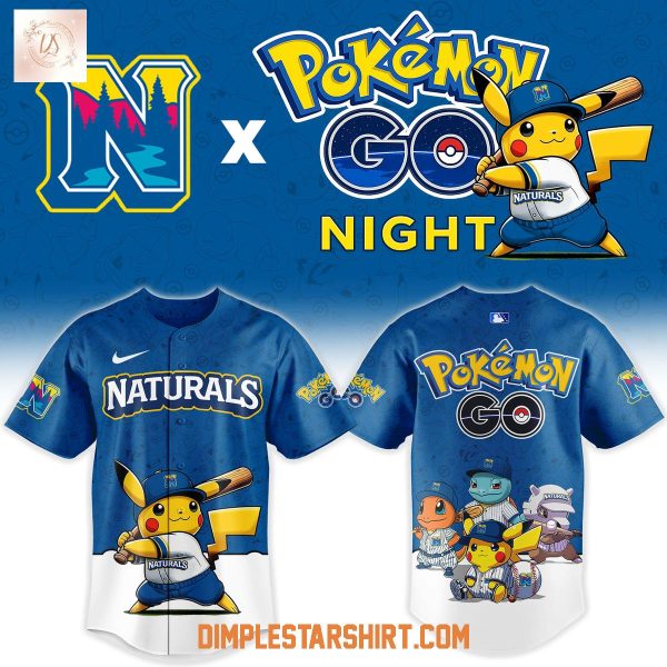 Northwest Arkansas Naturals Pokemon Go Night 30th Anniversary Jersey