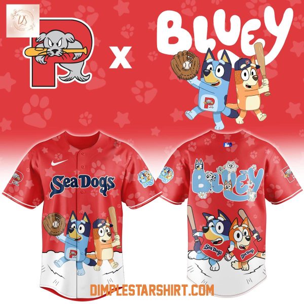 Portland Sea Dogs Bluey Night Jersey
