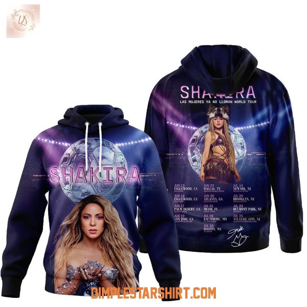 Shakira Las Mujeres Ya No Lloran World Tour 2026 Hoodie T Shirt