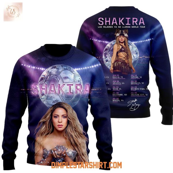 Shakira Las Mujeres Ya No Lloran World Tour 2026 Hoodie T Shirt