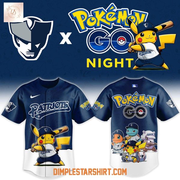Somerset Patriots Pokemon Go Night 30th Anniversary Jersey