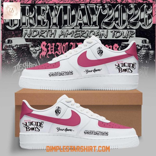 Suicideboys Greyday 2026 North American Tour Air Force 1 Shoes