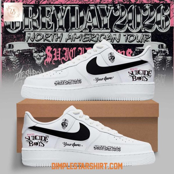 Suicideboys Greyday 2026 North American Tour Air Force 1 Shoes