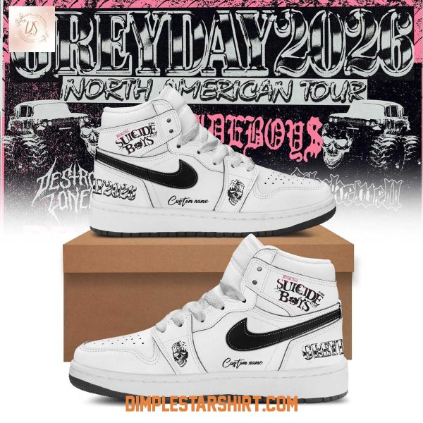 Suicideboys Greyday 2026 North American Tour Air Jordan 1 Shoes