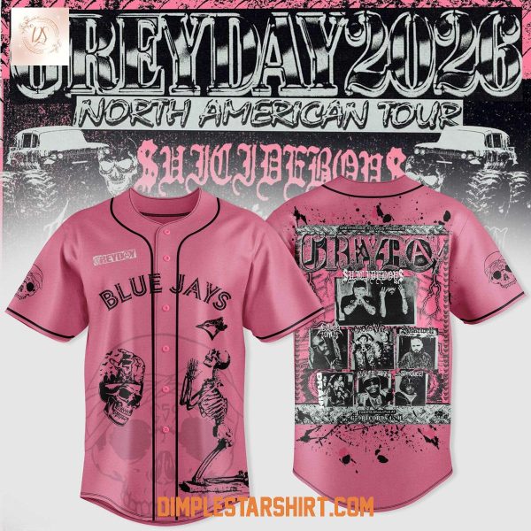 Texas Rangers x Suicideboys Greyday 2026 North American Tour Jersey