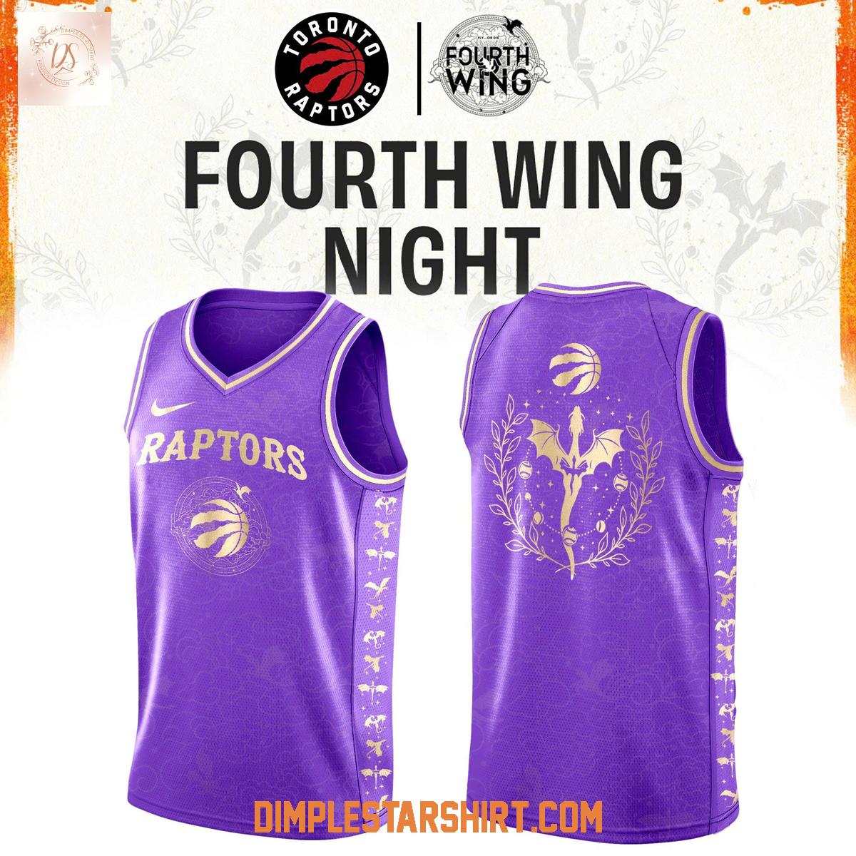 Toronto Raptors Fourth Wing Night Basketball Jersey Toronto Raptors Fourth Wing Night Basketball Jersey