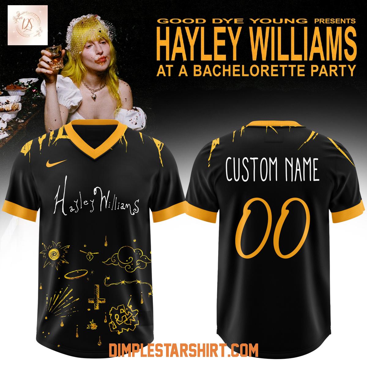 Hayley Williams Bachelorette Party Football Jersey Hayley Williams Bachelorette Party Football Jersey