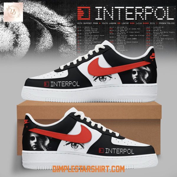 Interpol North America Tour 2026 Air Force 1 Shoes